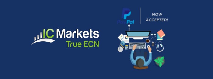IC Markets akceptuje płatności przez PayPal icmarkets paypal