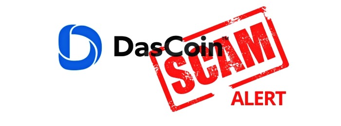 DasCoin oficjalnie uznany za scam DasCoin oficjalnie uznany za oszustwo