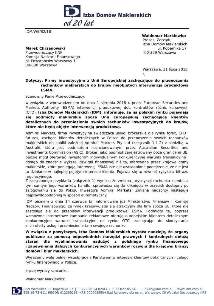 izba domów maklerskich admiral