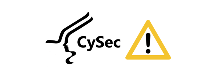 CySEC ostrzega przed 3 nieregulowanymi witrynami CySec ostrzeżenie