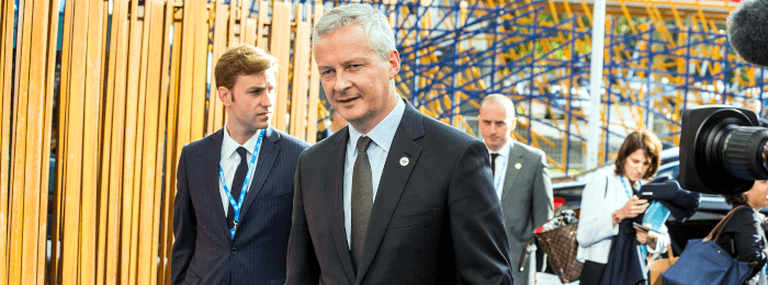 Francja chce przeforsować transgraniczne porozumienie ws. kryptowalut Bruno Le Maire, Minister Finansów Francji