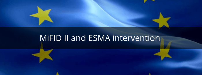 mifid II and esma intervention