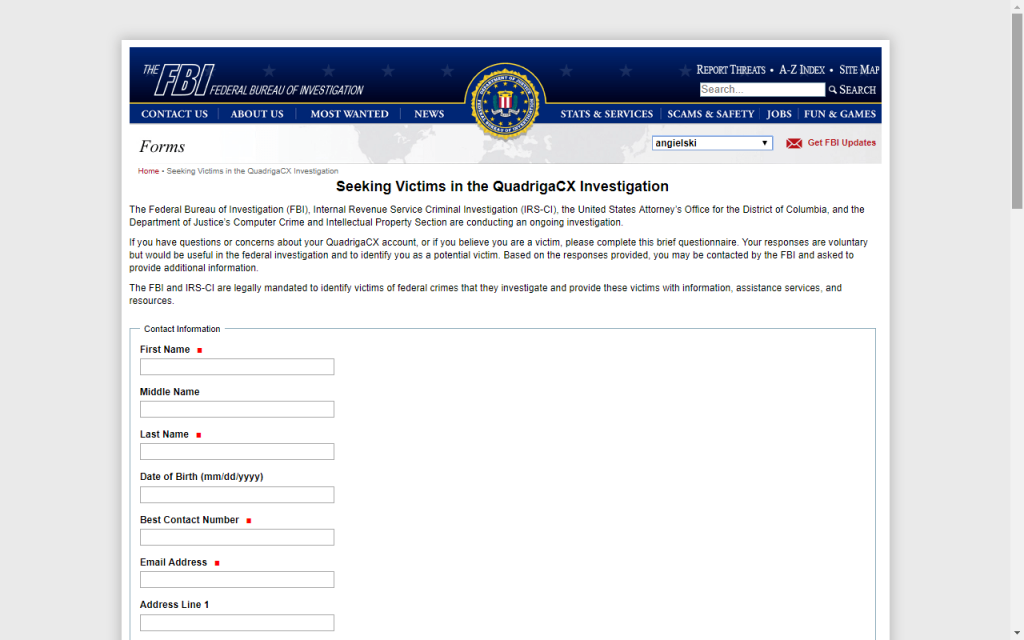 image - Nie tylko FBI interesuje się giełdą krypto QuadrigaCX