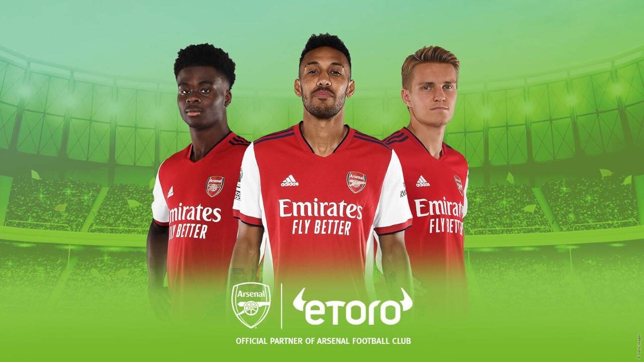 eToro nawiązuje współpracę z Arsenalem etoro nawiązuje współpracę z arsenalem - źródło: arsenal