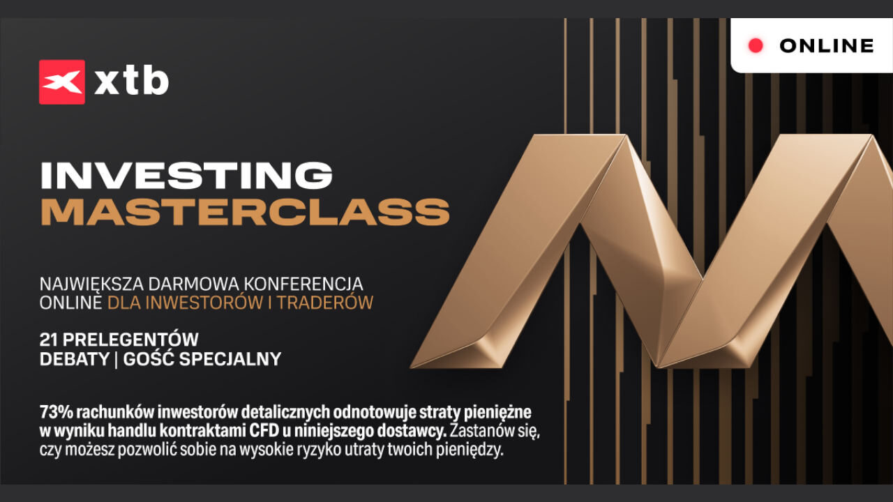 Darmowa konferencja XTB Investing Masterclass już 22 października konferencja xtb investing masterclass już 22 października