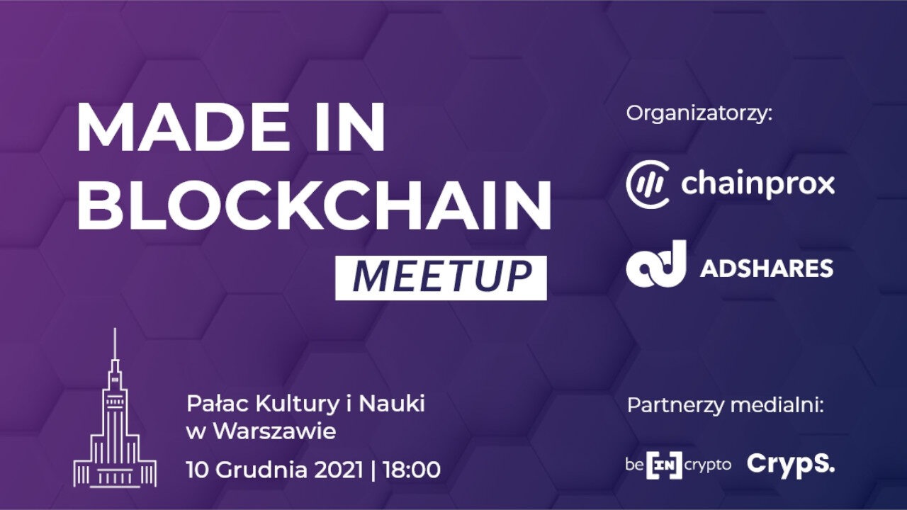 Zapraszamy na Made in Blockchain Meetup w Warszawie konferencja made in blockchain