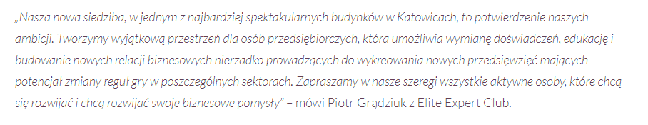 elite expert club katowice