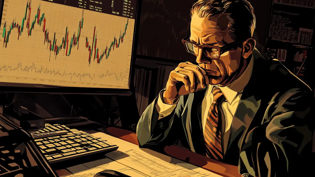 “Martwy kot” na giełdzie: jak nie nabrać się na tzw. Dead Cat Bounce? trader wykres ai