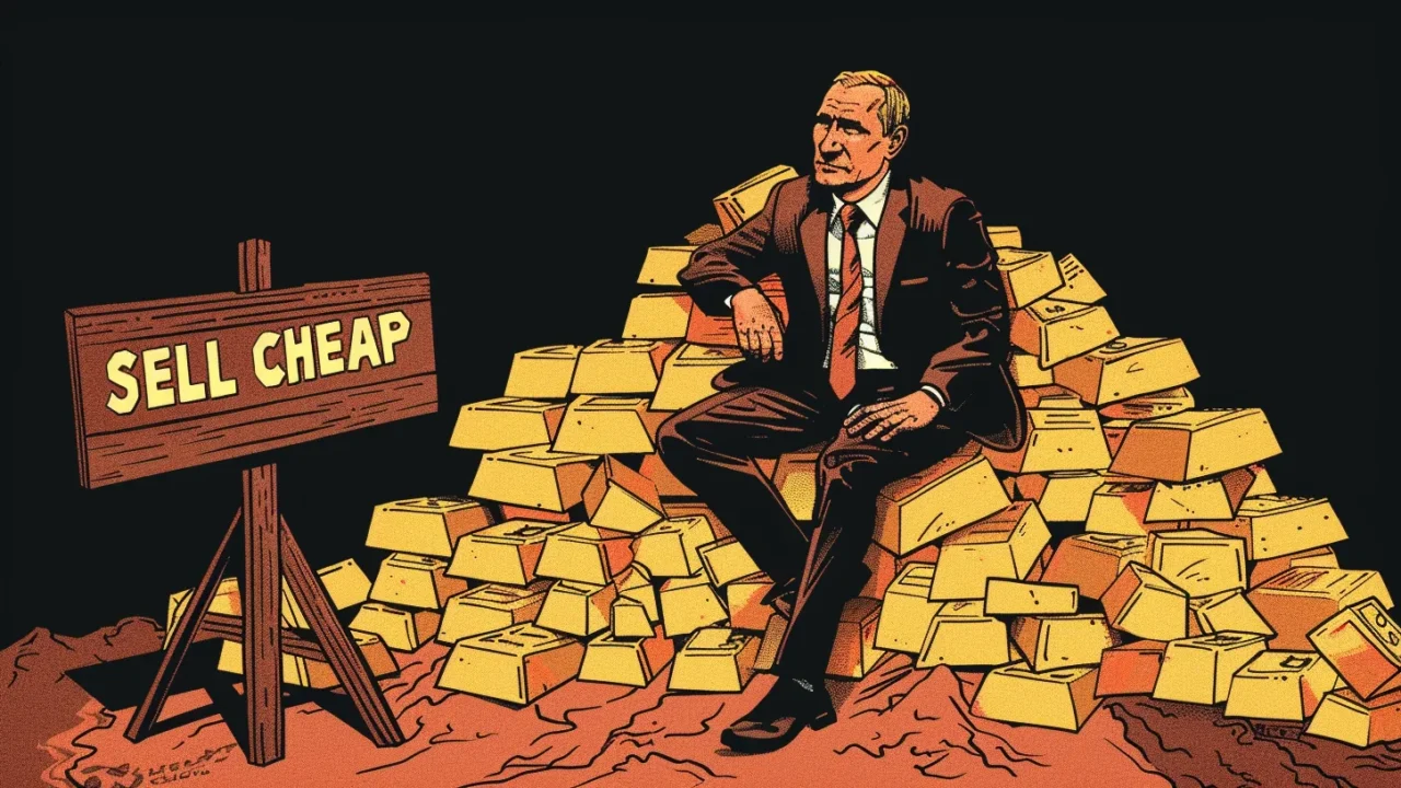 Putin Is Selling Gold Hand Over Fist. The Biggest Drain on Kremlin Vaults in a Quarter Century Putin selling gold
