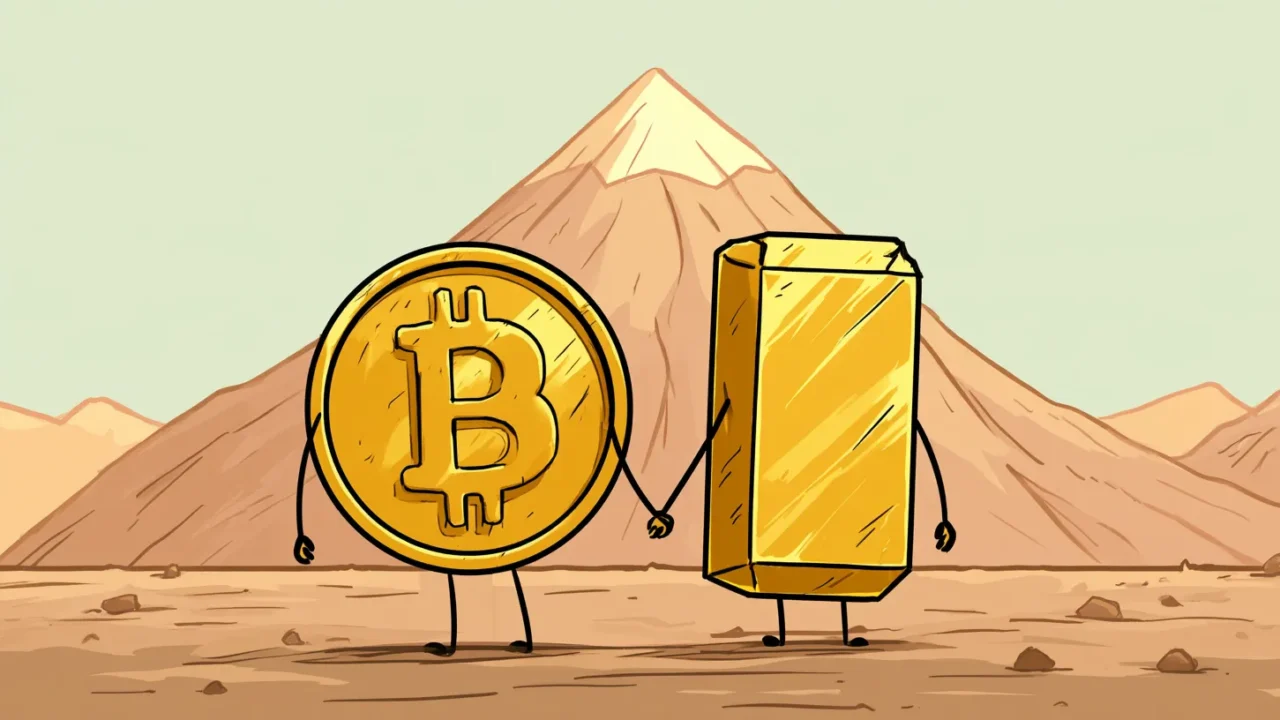 L’Or et le Bitcoin unissent leurs forces : La faiblesse du marché de l’emploi américain va-t-elle alimenter un puissant rallye haussier aujourd’hui ? bitcoin and gold